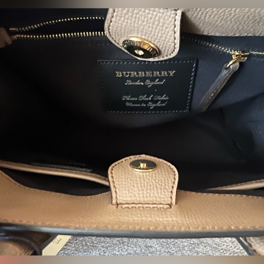 New Burberry Banner Small Tote House Check Derby Shoulder Crossbody Bag - Picture 8 of 13